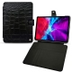 Apple iPad Pro 11" (2020) leather case - Crocodile nero