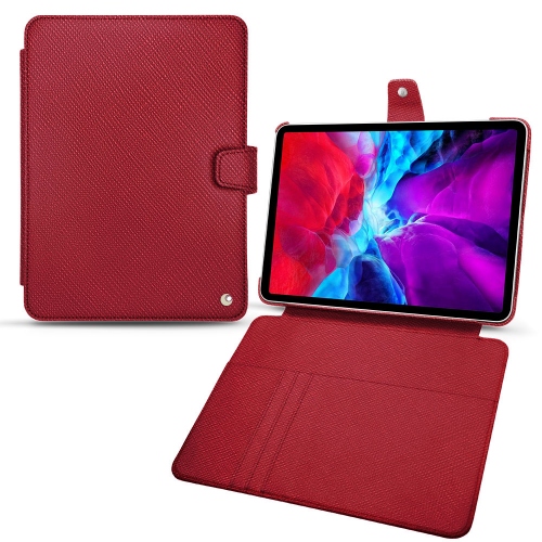 La mejor cartera de cuero cubre con NoreveRouge passion ( Pantone #a6192e ) 
