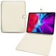 レザーケース Apple iPad Pro 12.9" (2020) - Blanc (  Nappa - White ) 