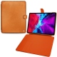 Apple iPad Pro 12.9" (2020) leather case - Mandarine vintage ( Pantone 165C ) 