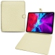 Lederschutzhülle Apple iPad Pro 12.9" (2020) - Ivoire ( Sleek P C12 - White ) 