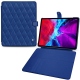 Lederschutzhülle Apple iPad Pro 12.9" (2020) - Bleu océan - Couture ( Nappa - Pantone 293C ) 