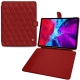 Apple iPad Pro 12.9" (2020) leather case - Tomate - Couture ( Pantone 187C ) 