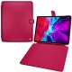 レザーケース Apple iPad Pro 12.9" (2020) - Rose fluo