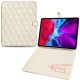 Housse cuir Apple iPad Pro 12.9" (2020) - Blanc escumo - Couture