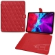 レザーケース Apple iPad Pro 12.9" (2020) - Rouge troupelenc - Couture