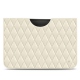Pochette cuir Apple iPad Pro 11" (2020) - Blanc - Couture ( Bologna - White ) 