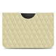 Capa em pele Apple iPad Pro 11" (2020) - Beige - Couture ( Nappa - Pantone 7502C ) 