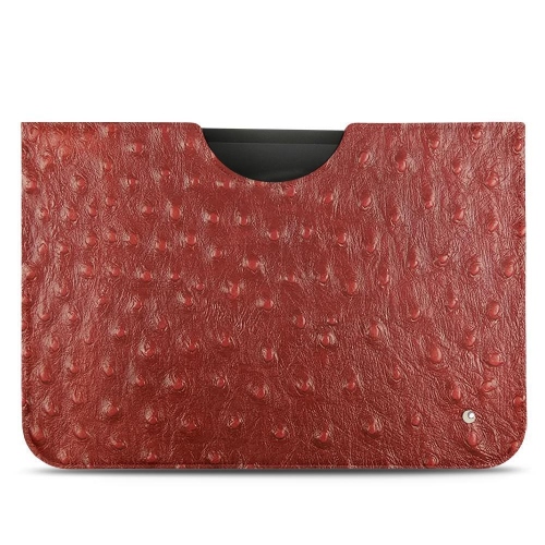 Des pochettes en cuir de qualité pour iPad Pro 11’’ 2020/2021Autruche ciliegia ( Pantone #a4343a ) 