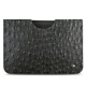 Pochette cuir Apple iPad Pro 11" (2020) - Autruche nero