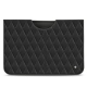 Apple iPad Pro 12.9" (2020) leather pouch - Noir - Couture ( Nappa - Black ) 