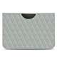 レザーケース Apple iPad Pro 12.9" (2020) - Gris - Couture ( Nappa - Pantone W428C ) 