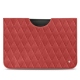 Apple iPad Pro 12.9" (2020) leather pouch - Cerise vintage - Couture