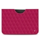 Apple iPad Pro 12.9" (2020) leather pouch - Rose fluo - Couture