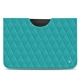 Apple iPad Pro 12.9" (2020) leather pouch - Bleu fluo - Couture