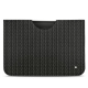 Pochette cuir Apple iPad Pro 12.9" (2020) - Abaca nero