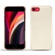 Apple iPhone SE (2020) leather cover - Blanc (  Nappa - White ) 