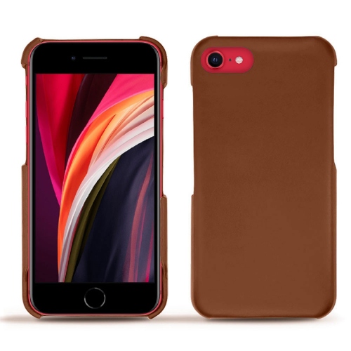 Las mejores fundas de piel para Apple iPhone SE (2020/2022)Marron ( Nappa - Pantone #8B4720 ) 