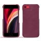 Apple iPhone SE (2020) leather cover - Prune vintage ( Pantone 512C ) 