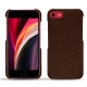 Apple iPhone SE (2020) leather cover - Châtaigne ( Pantone 476C ) 