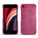 硬质真皮保护套 Apple iPhone SE (2020) - Serpent ciclamino