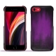 Apple iPhone SE (2020) leather cover - Violet Patine