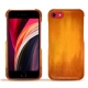 Apple iPhone SE (2020) leather cover - Orange Patine