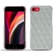 硬质真皮保护套 Apple iPhone SE (2020) - Gris - Couture ( Nappa - Pantone W428C ) 