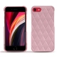 Apple iPhone SE (2020) leather cover - Rose - Couture ( Nappa - Pantone 2365C ) 