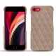 Custodia in pelle Apple iPhone SE (2020) - Taupe vintage - Couture