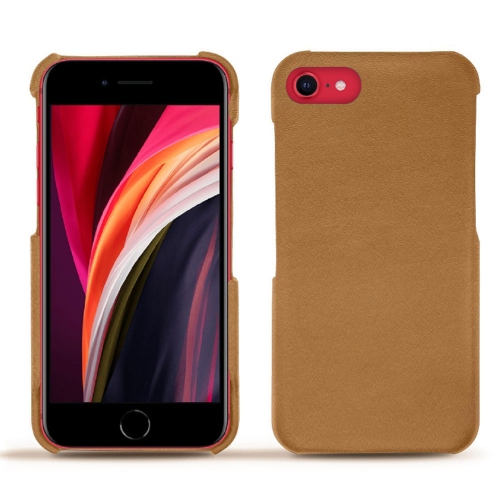 Apple iPhone SE（2020/2022）に最適なレザーケースCastan esparciate ( Pantone #824F2A )