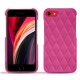 Coque cuir Apple iPhone SE (2020) - Rose BB - Couture