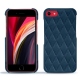 Capa em pele Apple iPhone SE (2020) - Blu mediterran - Couture