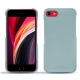 Lederschutzhülle Apple iPhone SE (2020) - Bleu Ciel PU
