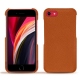 硬质真皮保护套 Apple iPhone SE (2020) - Orange vibrant