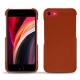 Capa em pele Apple iPhone SE (2020) - Orange Veggie