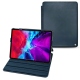 Lederschutzhülle Apple iPad Pro 12.9" (2020) - Jean vintage ( Roughtcut - Pantone 285U  ) 