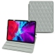 Lederschutzhülle Apple iPad Pro 12.9" (2020) - Gris - Couture ( Nappa - Pantone W428C ) 