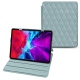レザーケース Apple iPad Pro 12.9" (2020) - Bleu ciel - Couture ( Nappa - Pantone 277C ) 