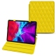 レザーケース Apple iPad Pro 12.9" (2020) - Jaune fluo - Couture