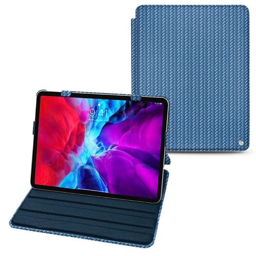 レザーケース Apple iPad Pro 12.9" (2020)Abaca ishia ( Pantone #395775 ) 