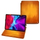 Apple iPad Pro 12.9" (2020) leather case - Orange Patine