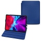レザーケース Apple iPad Pro 12.9" (2020) - Bleu Océan PU