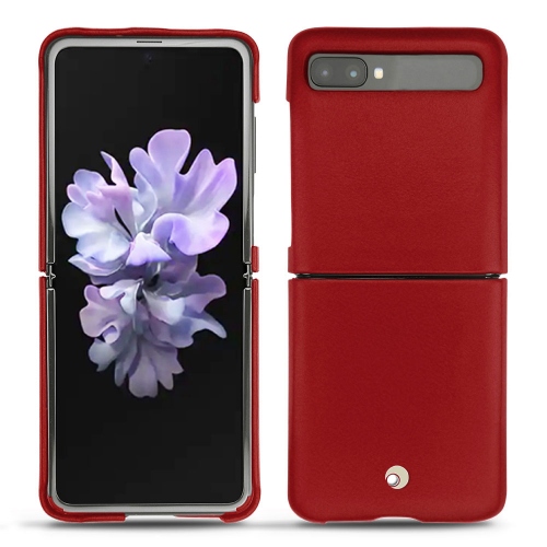 Funda de piel Samsung Galaxy Z FlipRouge ( Nappa - Pantone #d50032 ) 
