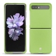 Lederschutzhülle Samsung Galaxy Z Flip - Vert olive ( Nappa - Pantone 578U ) 