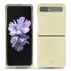Capa em pele Samsung Galaxy Z Flip - Ivoire ( Sleek P C12 - White ) 