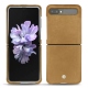 Custodia in pelle Samsung Galaxy Z Flip - Sable vintage ( Roughtcut - Gaucho#57254 ) 