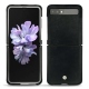 Capa em pele Samsung Galaxy Z Flip - Dark vintage ( Roughtcut - Black#5256 ) 