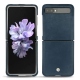 Custodia in pelle Samsung Galaxy Z Flip - Jean vintage ( Roughtcut - Pantone 285U  ) 