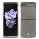 Custodia in pelle Samsung Galaxy Z Flip - Acier vintage ( Pantone 403C ) 